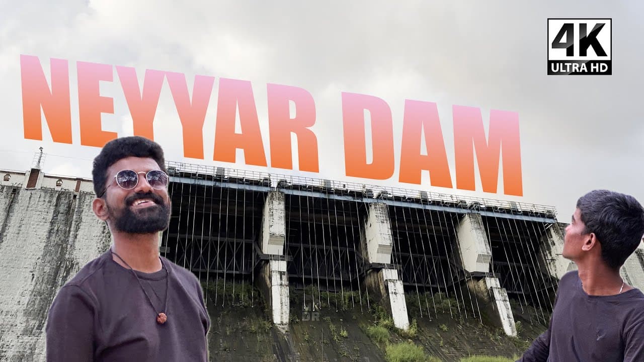 Neyyar Dam | ஒரு பெரிய சக்தியின் முன் 💦 | 4K Waterfall in Trivandrum | Kerala Tourism